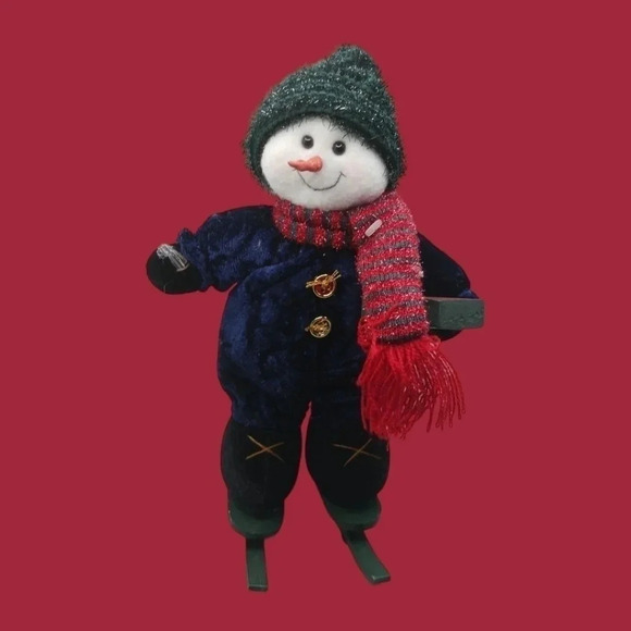 Unbranded Standing snowman with christmas stuffed - Picture 1 of 5